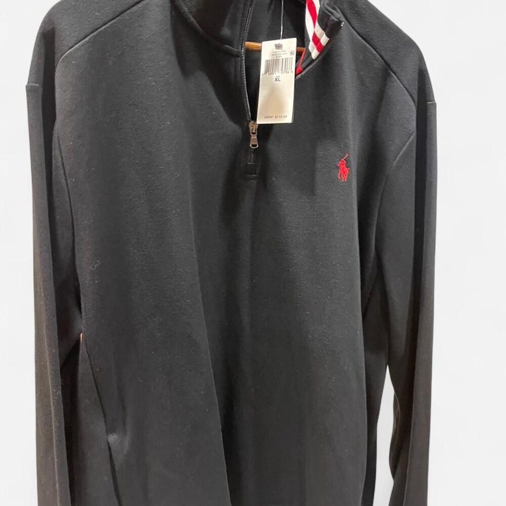 Polo-ralph-lauren Men's Black and Grey Sweatshirt